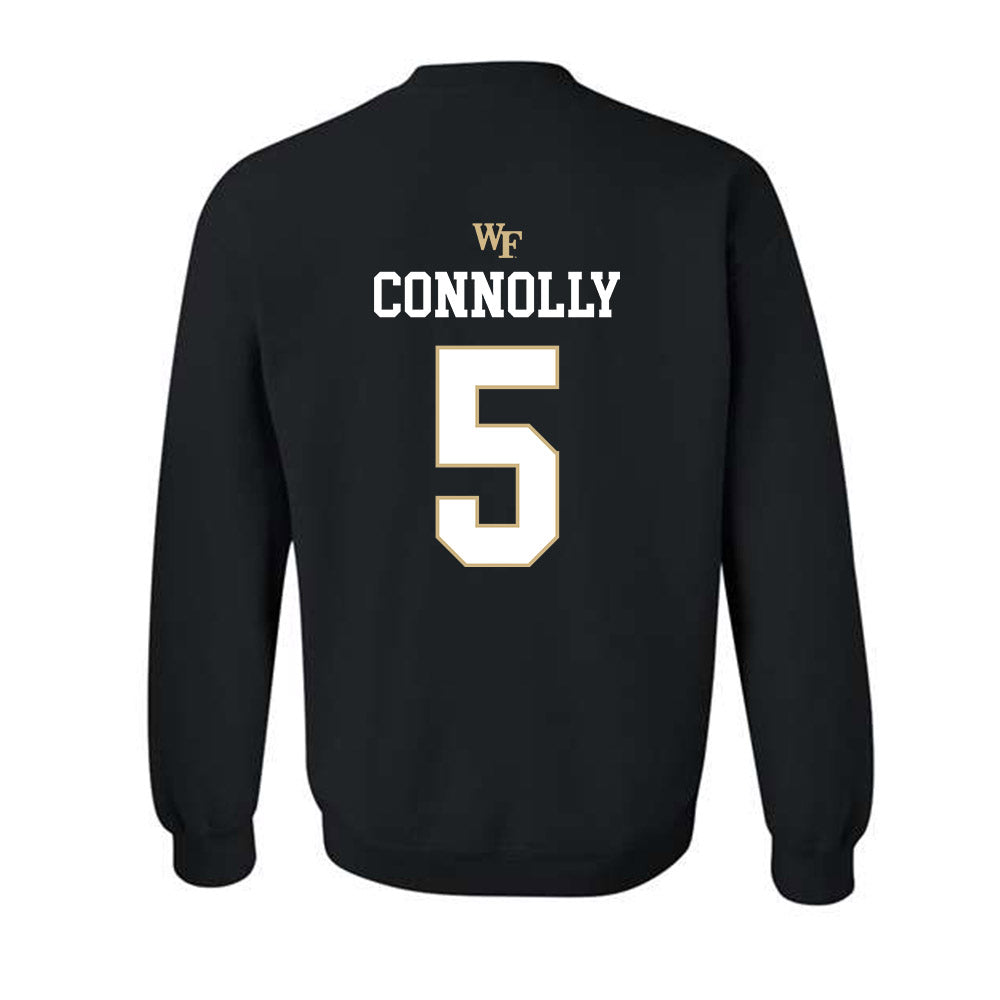 Wake Forest - NCAA Baseball : Brian Connolly - Generic Sports Shersey Crewneck Sweatshirt-1