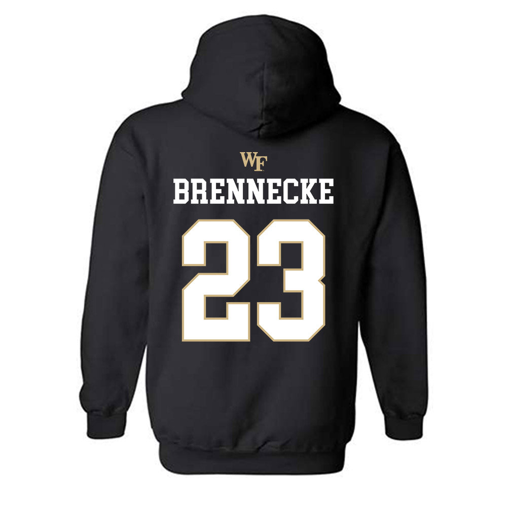 Wake Forest - NCAA Baseball : Ryan Brennecke - Generic Sports Shersey Hooded Sweatshirt-1