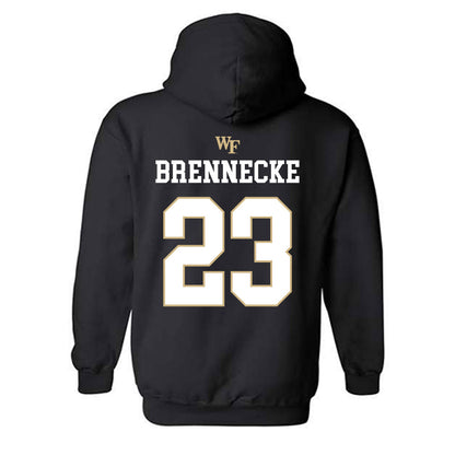Wake Forest - NCAA Baseball : Ryan Brennecke - Generic Sports Shersey Hooded Sweatshirt-1