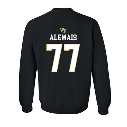 Wake Forest - NCAA Baseball : Seven Alemais - Generic Sports Shersey Crewneck Sweatshirt-1