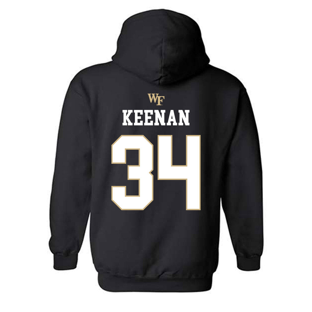 Wake Forest - NCAA Baseball : James Keenan - Generic Sports Shersey Hooded Sweatshirt-1