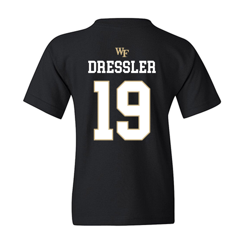 Wake Forest - NCAA Baseball : Troy Dressler - Generic Sports Shersey Youth T-Shirt-1