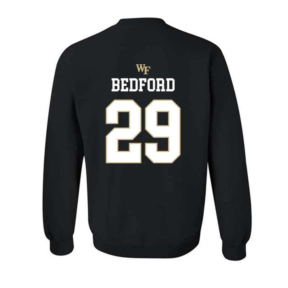 Wake Forest - NCAA Baseball : Matt Bedford - Generic Sports Shersey Crewneck Sweatshirt-1