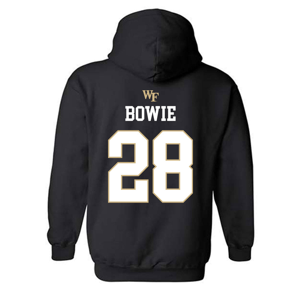 Wake Forest - NCAA Baseball : Rhys Bowie - Generic Sports Shersey Hooded Sweatshirt-1