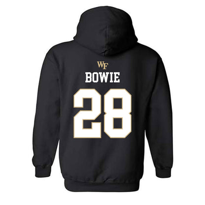 Wake Forest - NCAA Baseball : Rhys Bowie - Generic Sports Shersey Hooded Sweatshirt-1