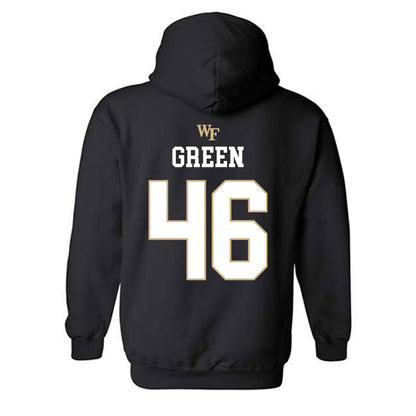 Wake Forest - NCAA Baseball : Griffin Green - Generic Sports Shersey Hooded Sweatshirt-1