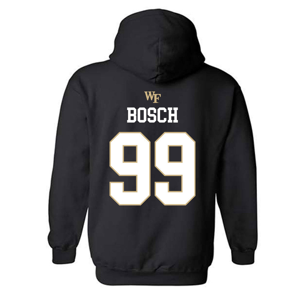 Wake Forest - NCAA Baseball : Ryan Bosch - Generic Sports Shersey Hooded Sweatshirt-1