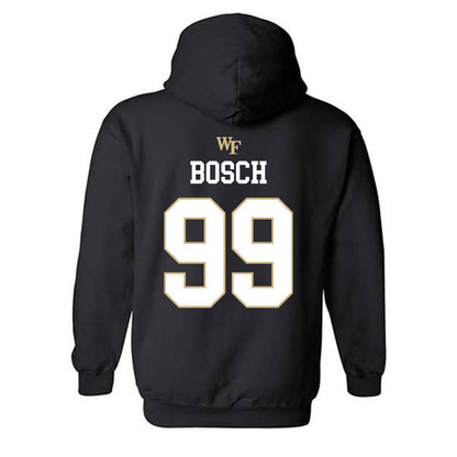 Wake Forest - NCAA Baseball : Ryan Bosch - Generic Sports Shersey Hooded Sweatshirt-1