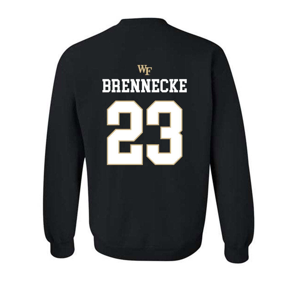 Wake Forest - NCAA Baseball : Ryan Brennecke - Generic Sports Shersey Crewneck Sweatshirt-1