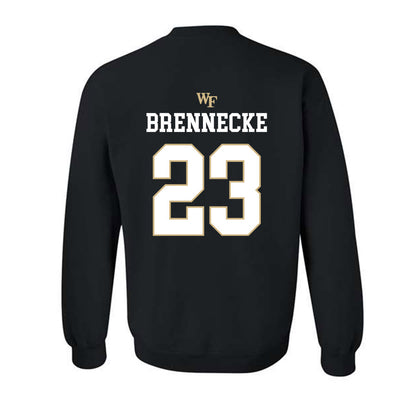Wake Forest - NCAA Baseball : Ryan Brennecke - Generic Sports Shersey Crewneck Sweatshirt-1