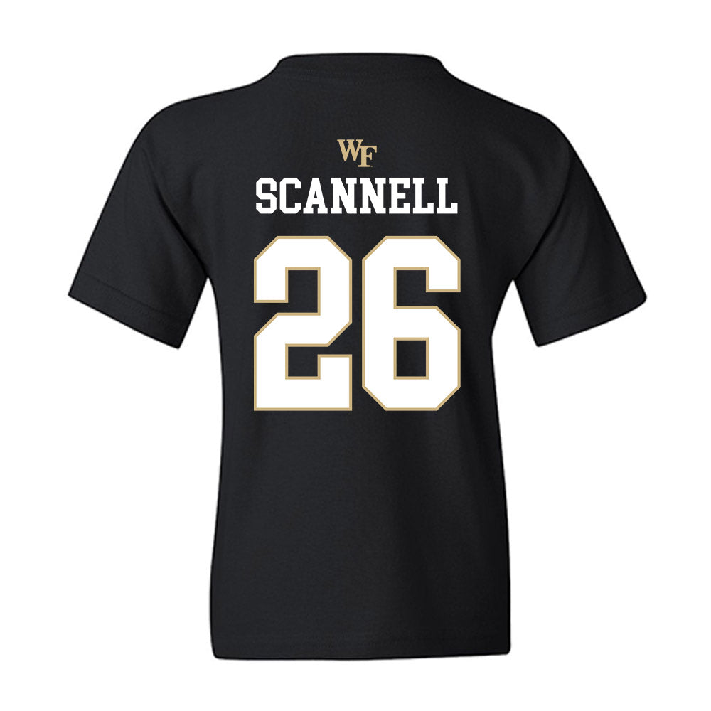 Wake Forest - NCAA Baseball : Matt Scannell - Generic Sports Shersey Youth T-Shirt-1