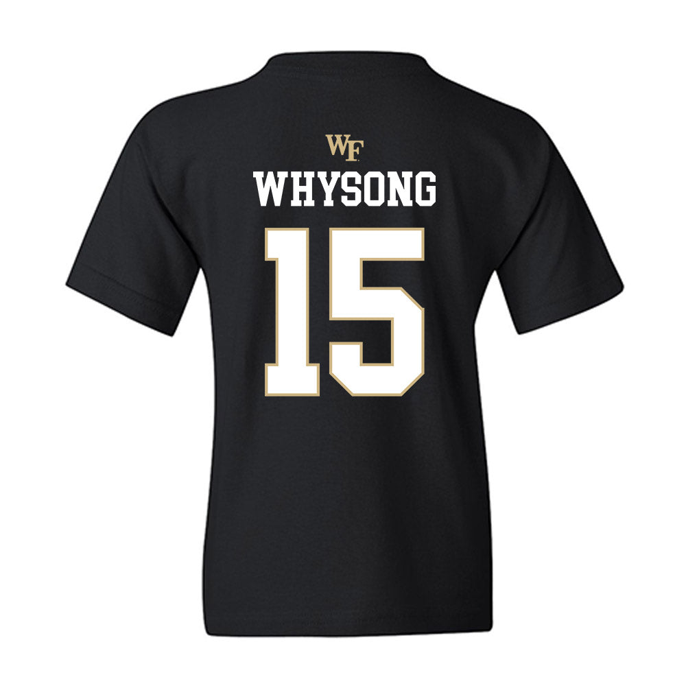 Wake Forest - NCAA Baseball : Nate Whysong - Generic Sports Shersey Youth T-Shirt-1