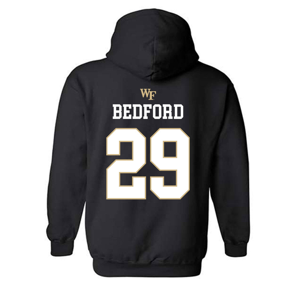 Wake Forest - NCAA Baseball : Matt Bedford - Generic Sports Shersey Hooded Sweatshirt-1