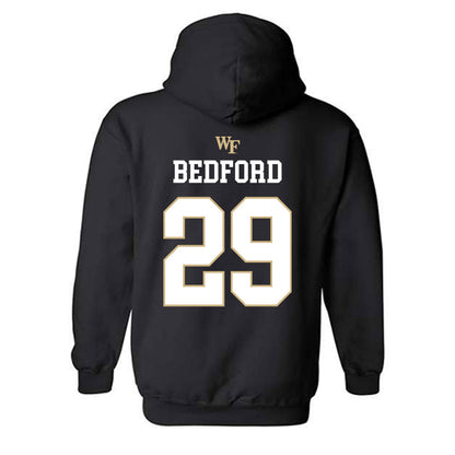 Wake Forest - NCAA Baseball : Matt Bedford - Generic Sports Shersey Hooded Sweatshirt-1