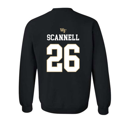 Wake Forest - NCAA Baseball : Matt Scannell - Generic Sports Shersey Crewneck Sweatshirt-1