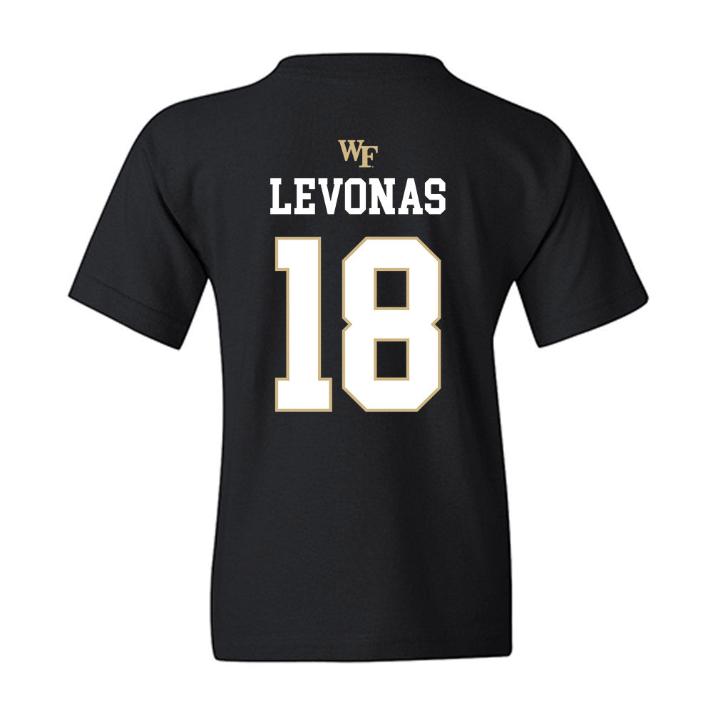 Wake Forest - NCAA Baseball : Christopher Levonas - Generic Sports Shersey Youth T-Shirt-1