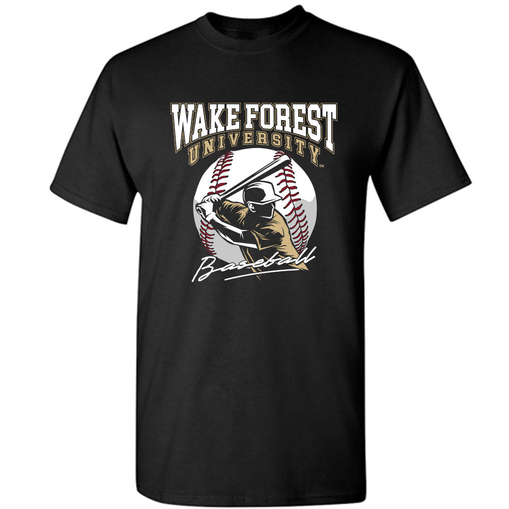 Wake Forest - NCAA Baseball : Cole Rice - Generic Sports Shersey T-Shirt-0