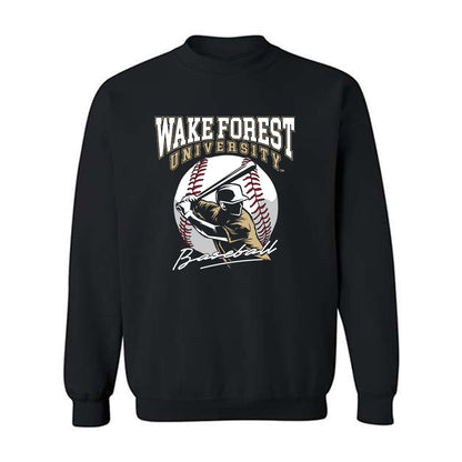 Wake Forest - NCAA Baseball : Matt Scannell - Generic Sports Shersey Crewneck Sweatshirt-0