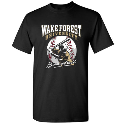 Wake Forest - NCAA Baseball : Ryan Brennecke - Generic Sports Shersey T-Shirt-0