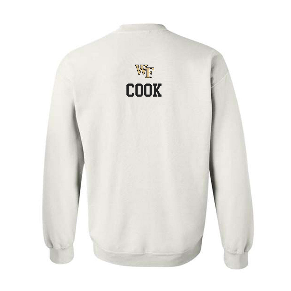 Wake Forest - NCAA Men's Golf : Maddux Cook - Generic Sports Shersey Crewneck Sweatshirt-1