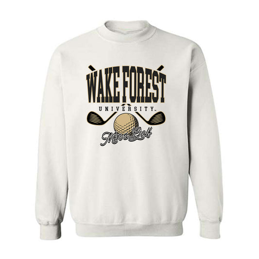 Wake Forest - NCAA Men's Golf : Maddux Cook - Generic Sports Shersey Crewneck Sweatshirt-0