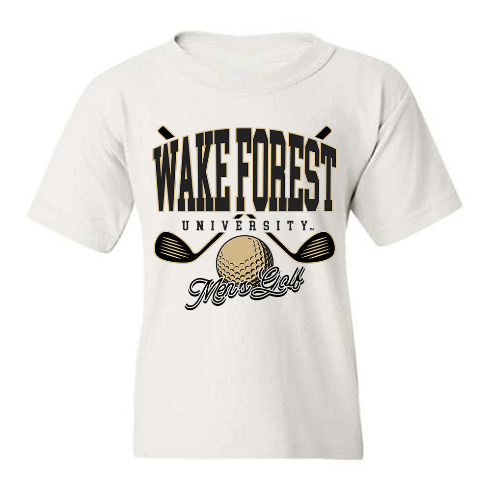 Wake Forest - NCAA Men's Golf : Maddux Cook - Generic Sports Shersey Youth T-Shirt-0