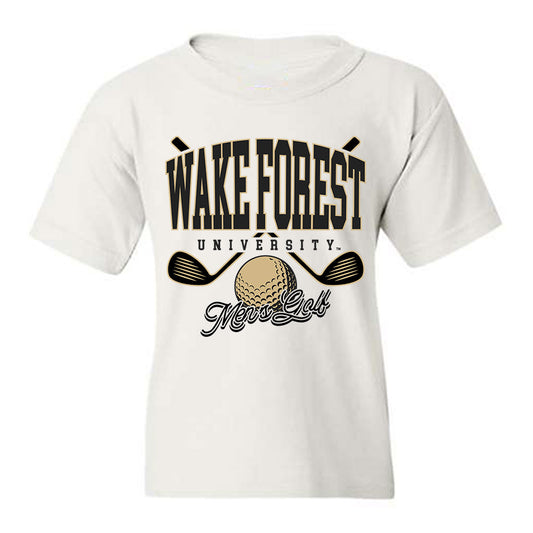 Wake Forest - NCAA Men's Golf : Maddux Cook - Generic Sports Shersey Youth T-Shirt-0