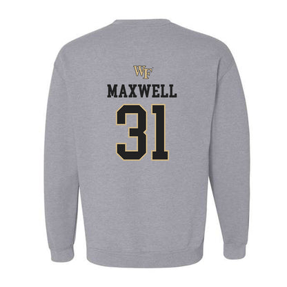 Wake Forest - NCAA Women's Soccer : Kylie Maxwell - Generic Sports Shersey Crewneck Sweatshirt-1