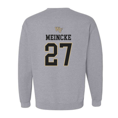 Wake Forest - NCAA Women's Soccer : Alicia Meincke - Generic Sports Shersey Crewneck Sweatshirt-1