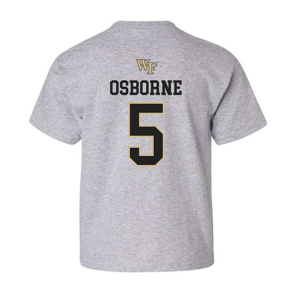 Wake Forest - NCAA Women's Soccer : MJ Osborne - Generic Sports Shersey Youth T-Shirt