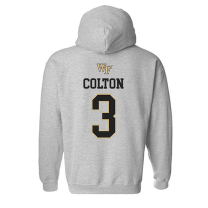 Wake Forest - NCAA Women's Soccer : Emily Colton - Generic Sports Shersey Hooded Sweatshirt