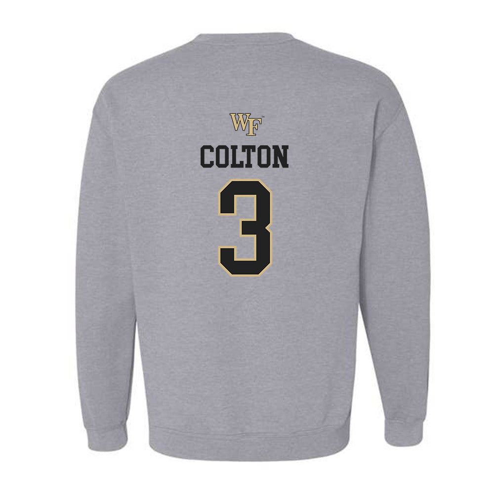 Wake Forest - NCAA Women's Soccer : Emily Colton - Generic Sports Shersey Crewneck Sweatshirt