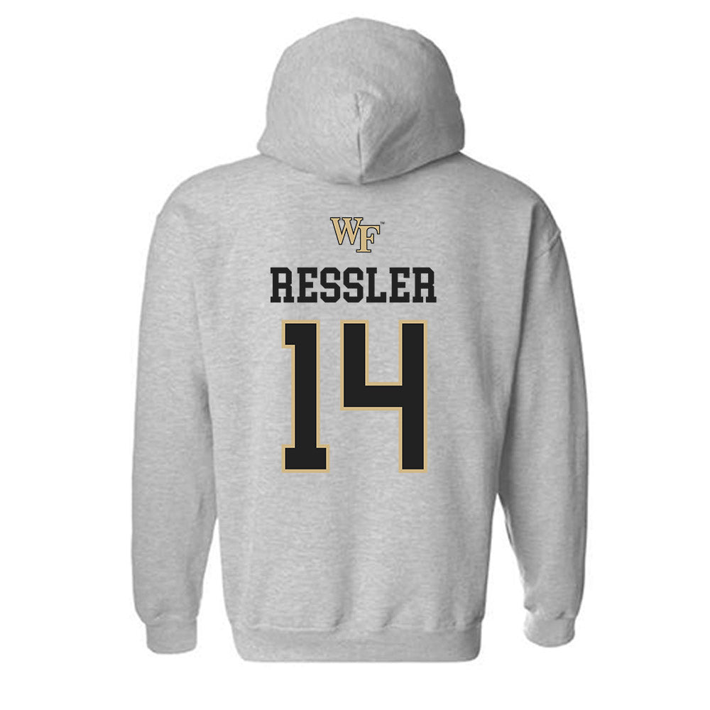 Wake Forest - NCAA Women's Soccer : Lola Ressler - Generic Sports Shersey Hooded Sweatshirt