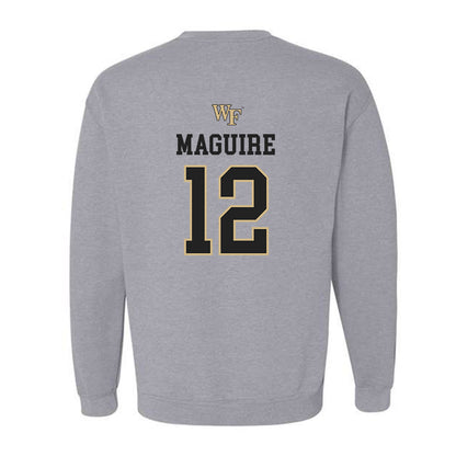 Wake Forest - NCAA Women's Soccer : Aislynn Maguire - Generic Sports Shersey Crewneck Sweatshirt-1