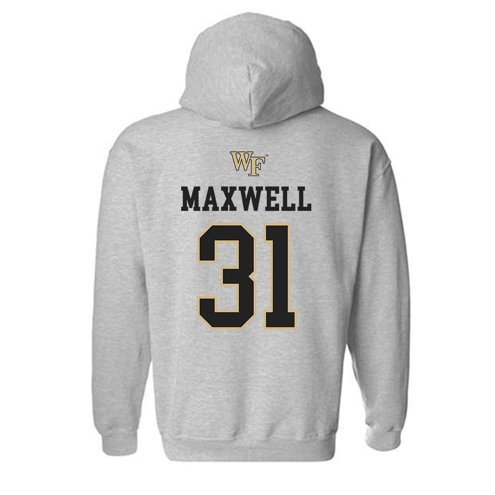 Wake Forest - NCAA Women's Soccer : Kylie Maxwell - Generic Sports Shersey Hooded Sweatshirt-1