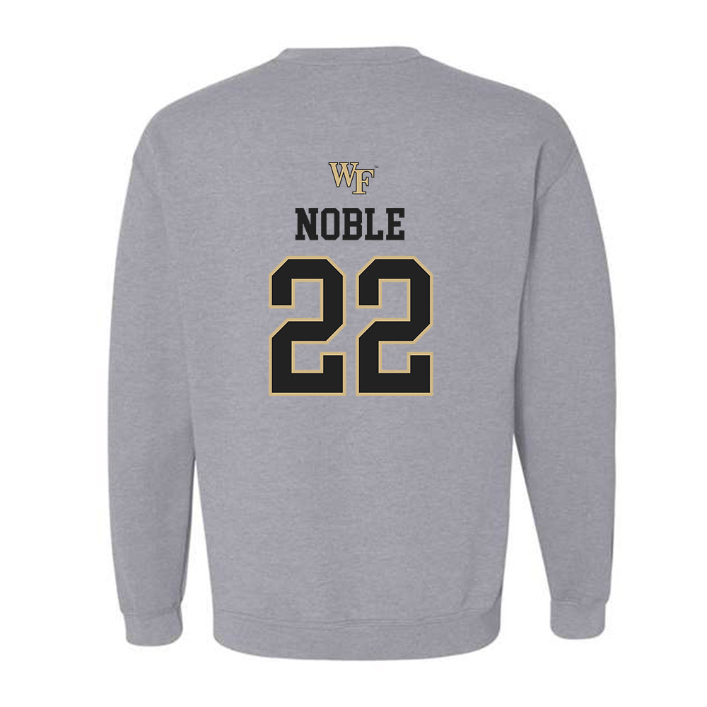 Wake Forest - NCAA Women's Soccer : Josie Noble - Generic Sports Shersey Crewneck Sweatshirt