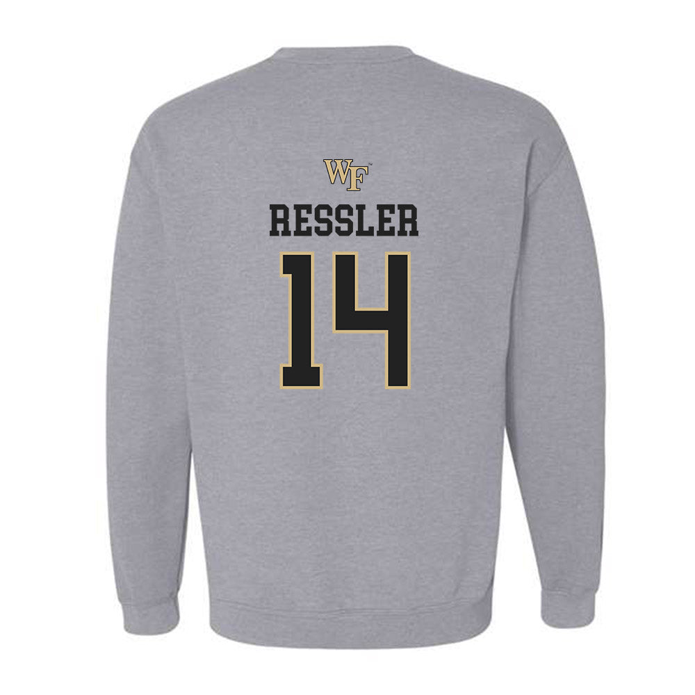 Wake Forest - NCAA Women's Soccer : Lola Ressler - Generic Sports Shersey Crewneck Sweatshirt