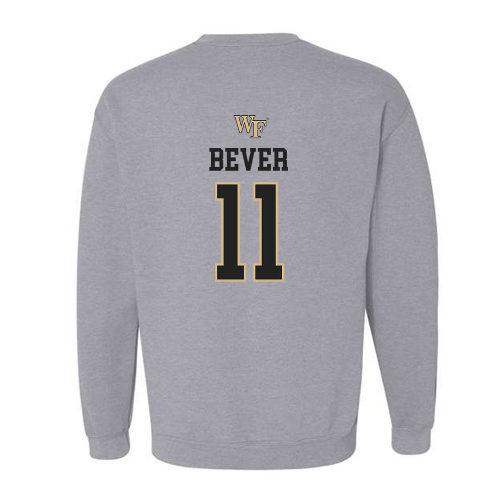 Wake Forest - NCAA Women's Soccer : Sonoma Bever - Generic Sports Shersey Crewneck Sweatshirt-1