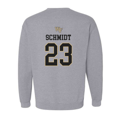 Wake Forest - NCAA Women's Soccer : Allie Schmidt - Generic Sports Shersey Crewneck Sweatshirt-1