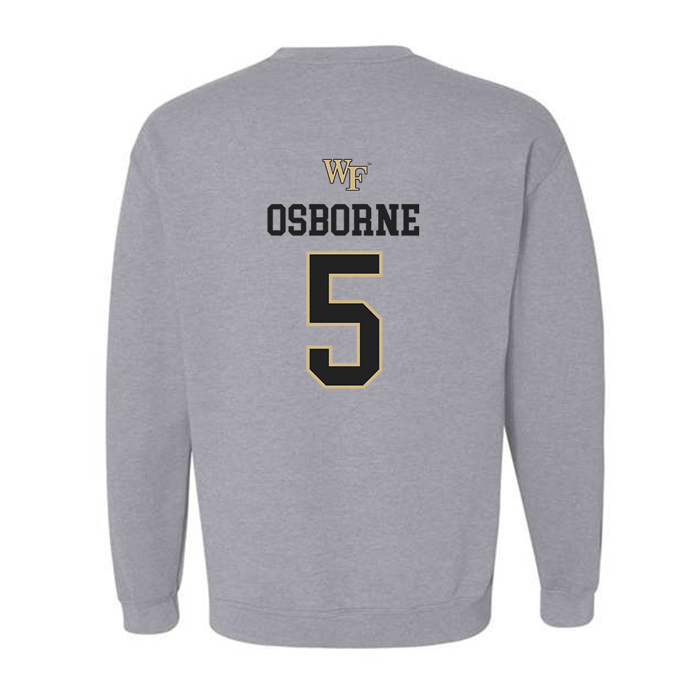 Wake Forest - NCAA Women's Soccer : MJ Osborne - Generic Sports Shersey Crewneck Sweatshirt