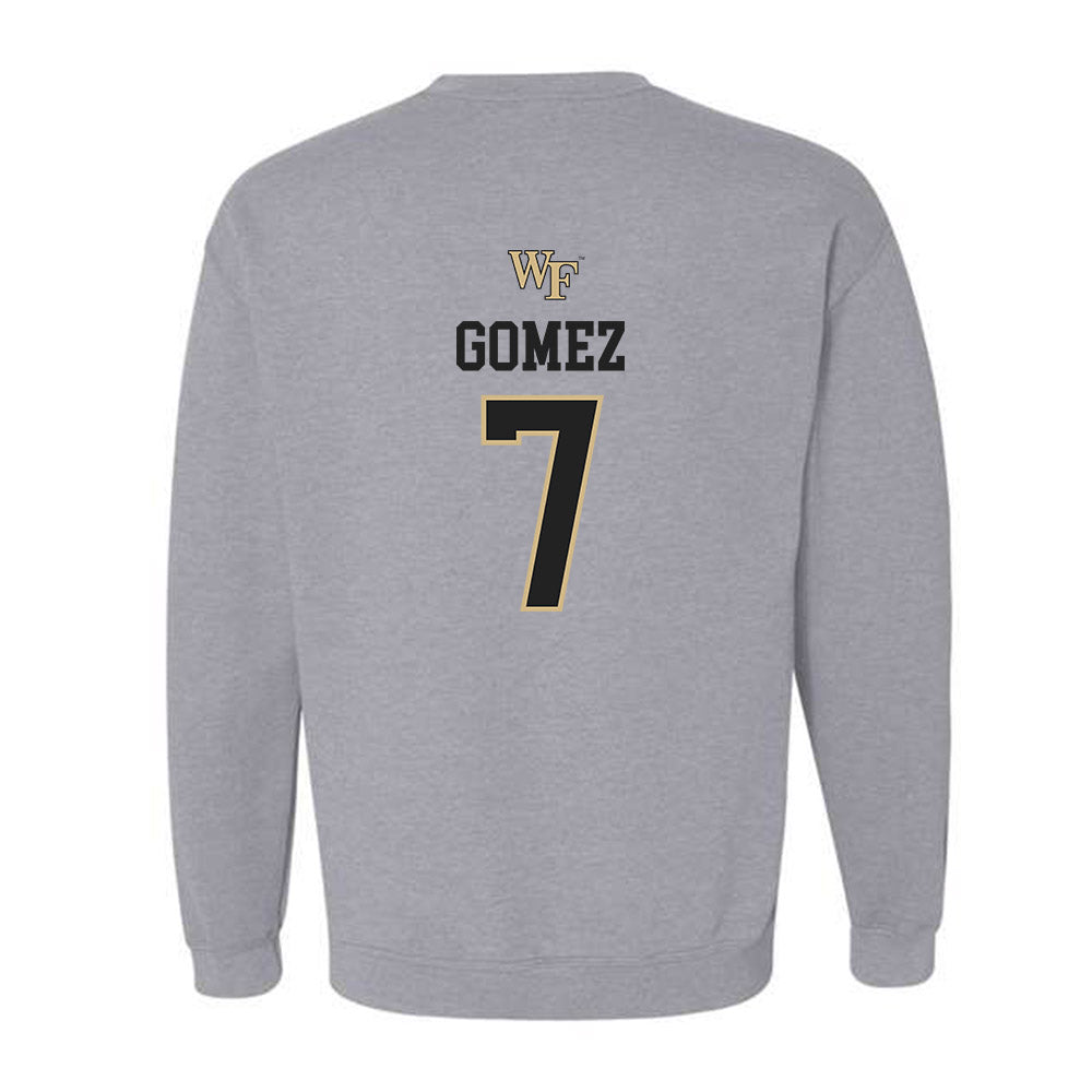 Wake Forest - NCAA Women's Soccer : Alejandra Gomez - Generic Sports Shersey Crewneck Sweatshirt-1