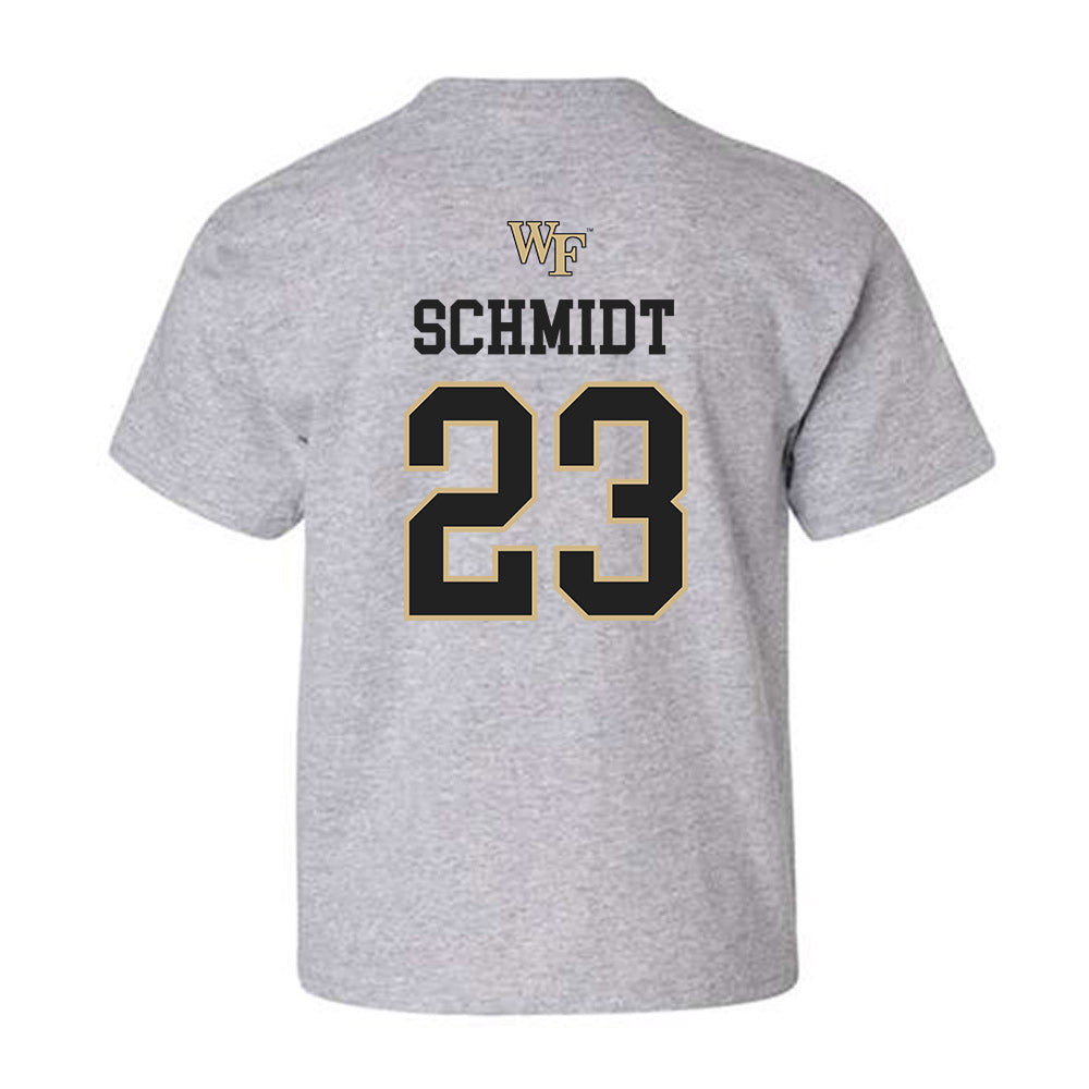 Wake Forest - NCAA Women's Soccer : Allie Schmidt - Generic Sports Shersey Youth T-Shirt-1
