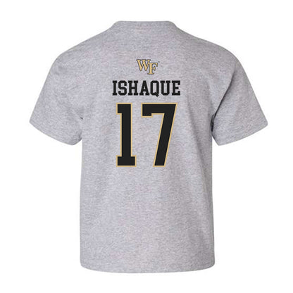 Wake Forest - NCAA Women's Soccer : Zaiba Ishaque - Generic Sports Shersey Youth T-Shirt-1