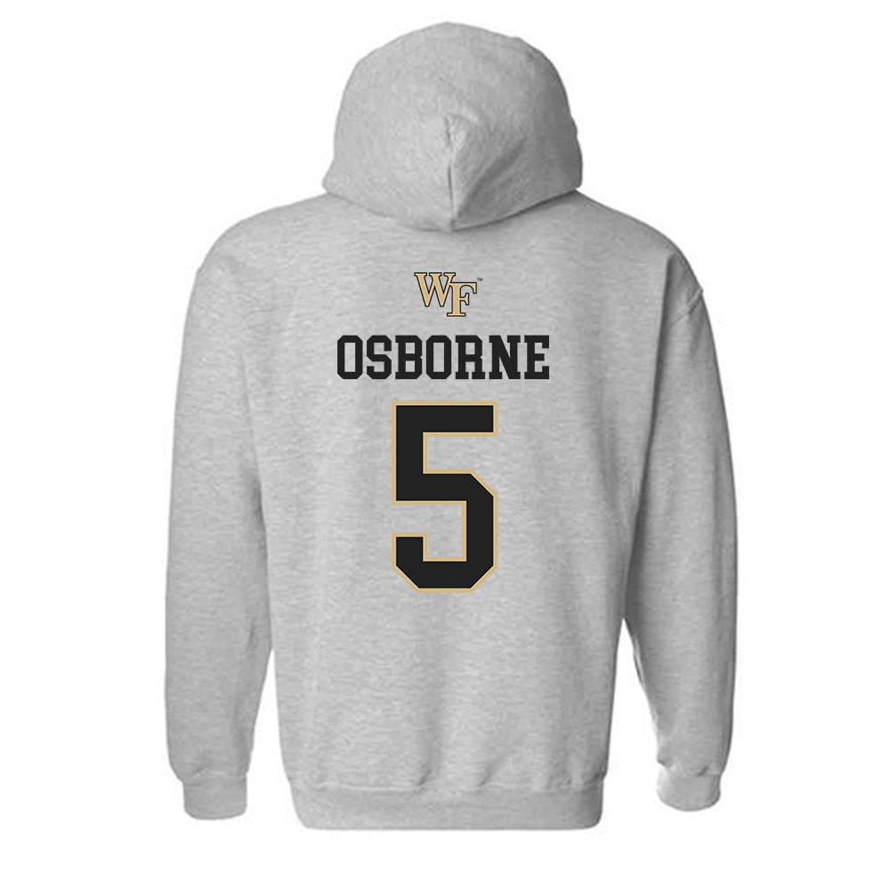 Wake Forest - NCAA Women's Soccer : MJ Osborne - Generic Sports Shersey Hooded Sweatshirt