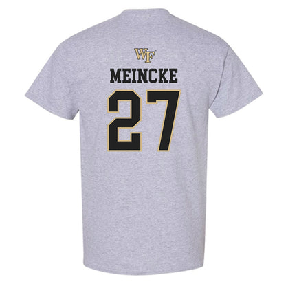 Wake Forest - NCAA Women's Soccer : Alicia Meincke - Generic Sports Shersey T-Shirt-1