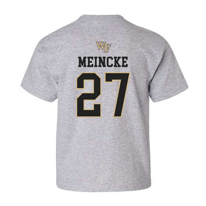 Wake Forest - NCAA Women's Soccer : Alicia Meincke - Generic Sports Shersey Youth T-Shirt-1