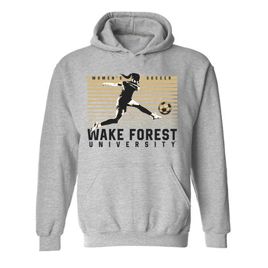 Wake Forest - NCAA Women's Soccer : Alicia Meincke - Generic Sports Shersey Hooded Sweatshirt-0