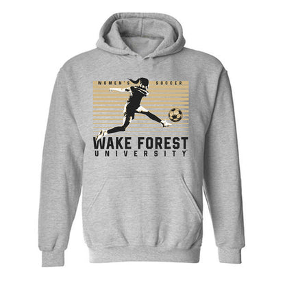 Wake Forest - NCAA Women's Soccer : Kylie Maxwell - Generic Sports Shersey Hooded Sweatshirt-0