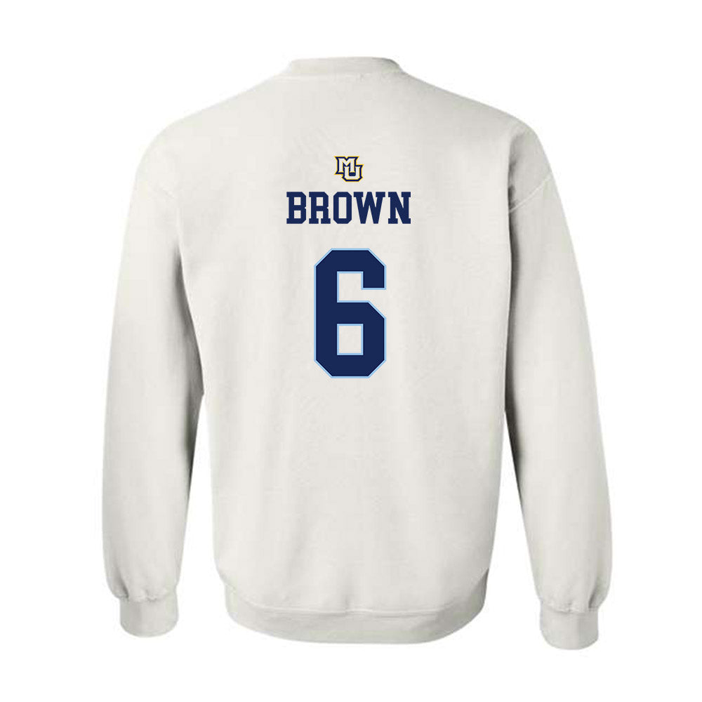 Marquette - NCAA Women's Lacrosse : Haley Brown - Generic Shersey Crewneck Sweatshirt-1