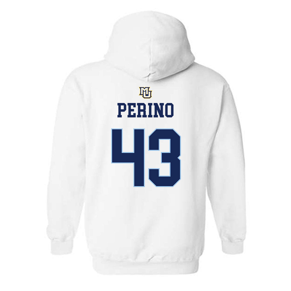 Marquette - NCAA Women's Lacrosse : Gabbi Perino - Generic Shersey Hooded Sweatshirt-1
